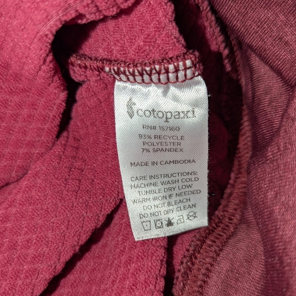 Cotopaxi Bandera Crew Fleece Sweatshirt Port Women's Small - Picture 7 of 7